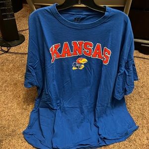 3 - slightly used Kansas Jayhawk t shirts